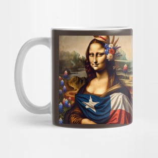 Lone Star Mona: Texas Independence Day Celebration Mug